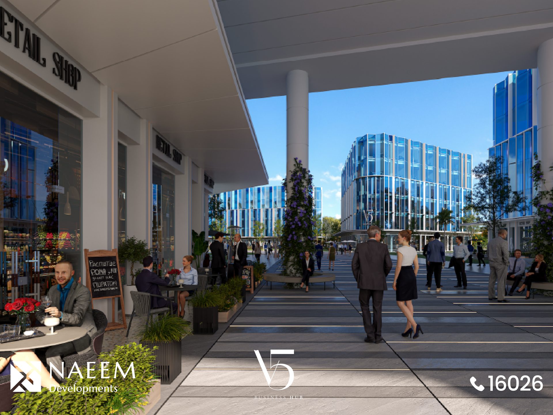 V5 Business Hub – Smart Village – صورة 5
