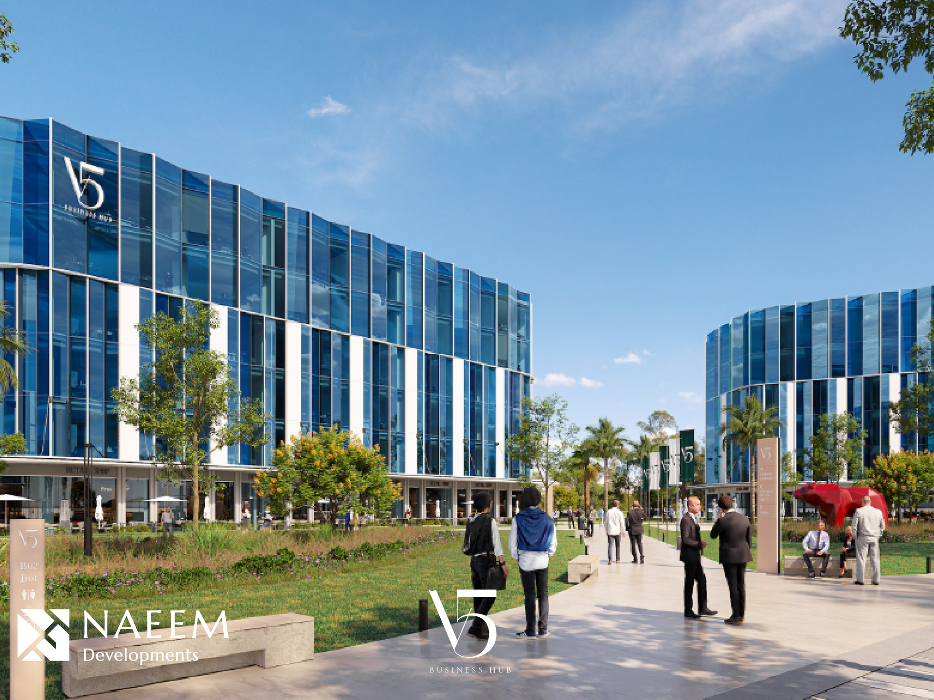 V5 Business Hub – Smart Village – صورة 4